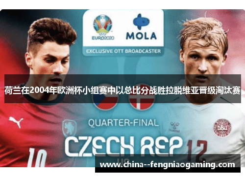 荷兰在2004年欧洲杯小组赛中以总比分战胜拉脱维亚晋级淘汰赛